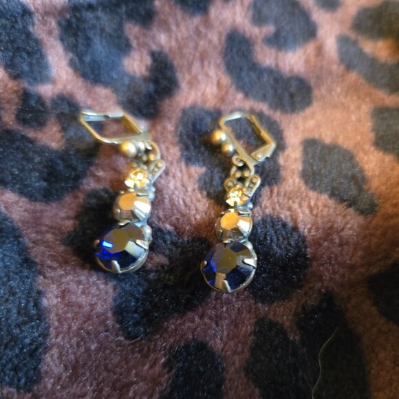 Sorrelli Blue Jean Dream Earrings - Picture 2 of 4